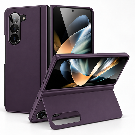 Bracket Stand Case for Samsung Galaxy Z Fold 8 Ultra - Deep Purple