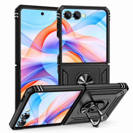 Anti-Drop Hybrid Case for Samsung Galaxy Z Flip 8 - Black