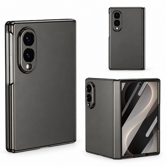 Silq W/ Glass Case Samsung Galaxy Z Fold 8 - Black