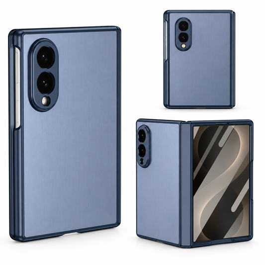 Silq W/ Glass Case Samsung Galaxy Z Fold 8 - Blue