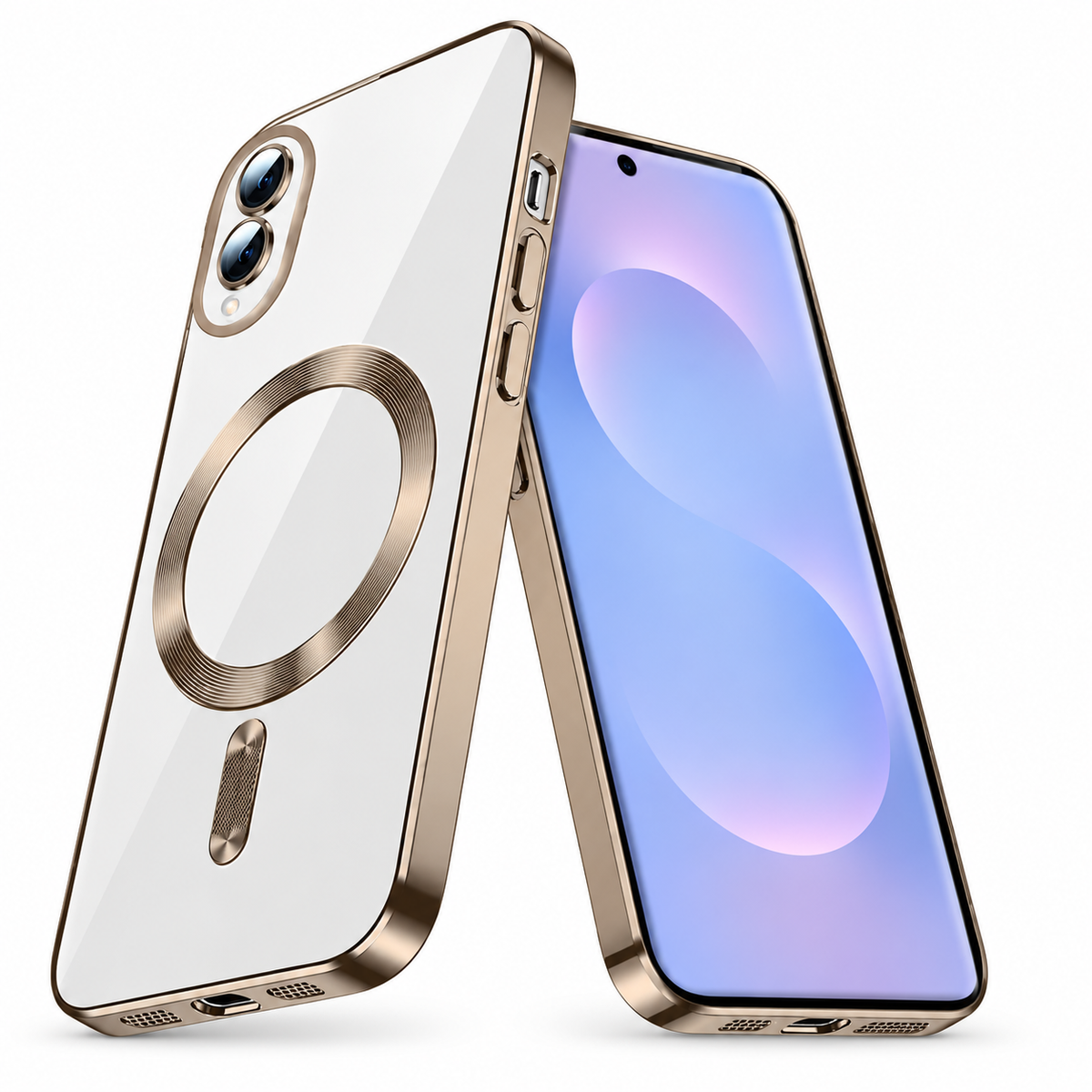 Electro Matt MagSafe Case for Samsung Galaxy S25 Edge - Desert Titanium