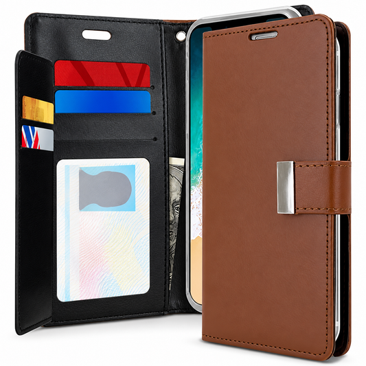 Rich Diary Mercury Case for Samsung Galaxy S20 Plus - Brown