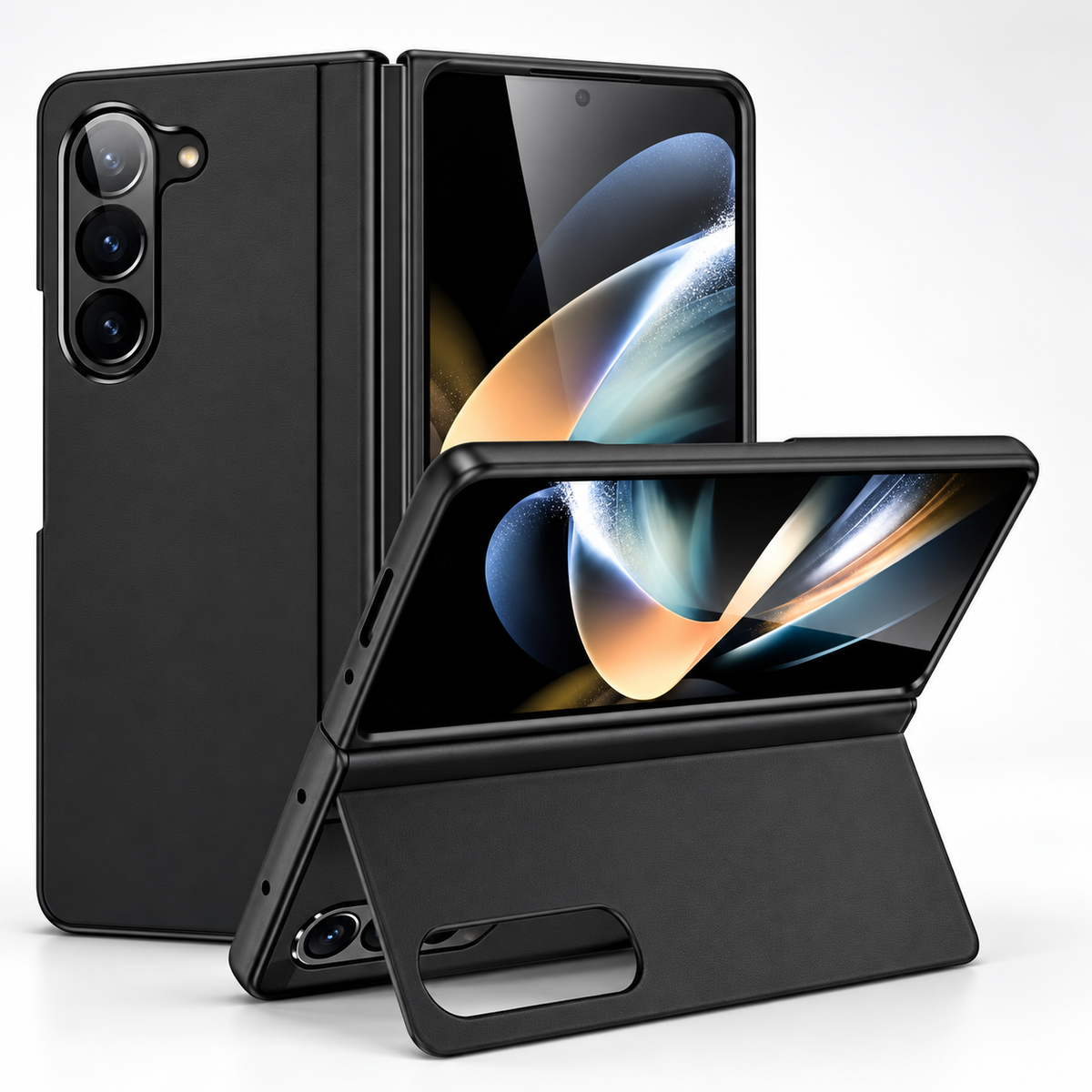 Bracket Stand Case for Samsung Galaxy Z Fold 8 Ultra - Black