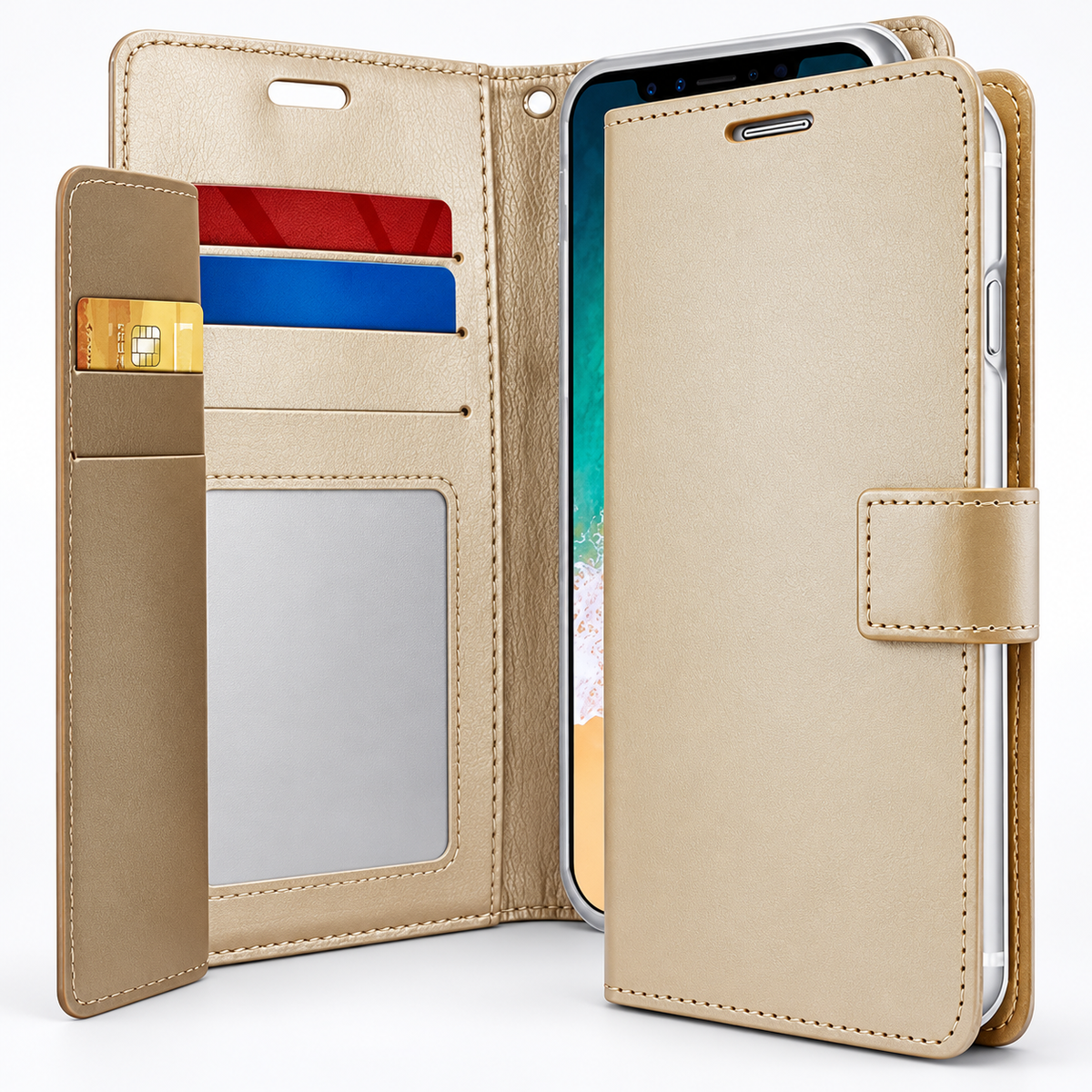 Rich Diary Mercury for Samsung Galaxy S10 Plus - Gold