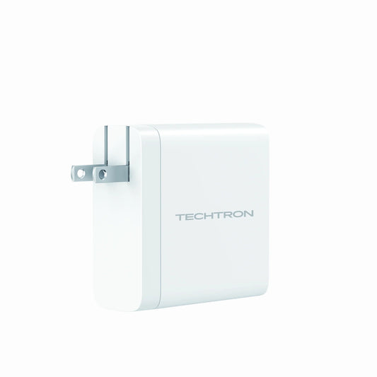 Techtron PQ1401U 140W USB-C Charger featuring a compact GaN fast adapter design, 3 charging ports, Type-C1 140W output, Type-C2 100W output, USB-A 30W output, foldable wall plug, smart chip safety protection, and reliable charging for laptops, MacBook Pro, gaming laptops, iPhone, Samsung, Android, iPad, tablets, phones, power banks, and everyday tech accessories.

Find Techtron PQ1401U 140W USB-C charger at techtron.ca, amazon, walmart, bestbuy, costco, and staples.