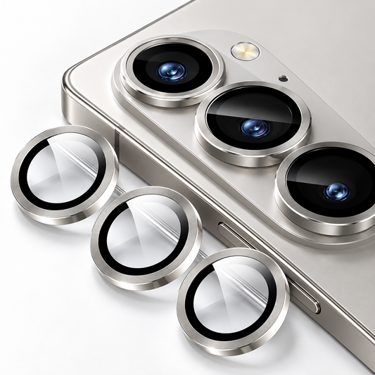 Metallic Camera Ring Protector for Samsung Galaxy Z Fold 8 Ultra - Silver