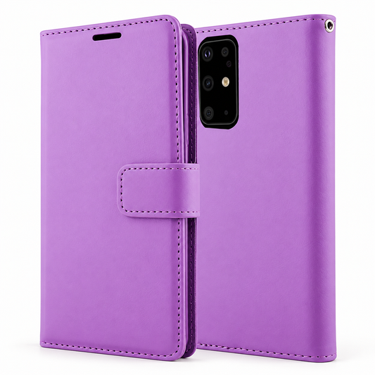 Photo ID Wallet Case for Samsung Galaxy S20 Plus - Purple
