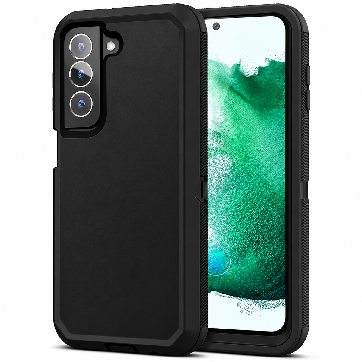 Triple Protection Case for Samsung Galaxy S23 Plus - Black