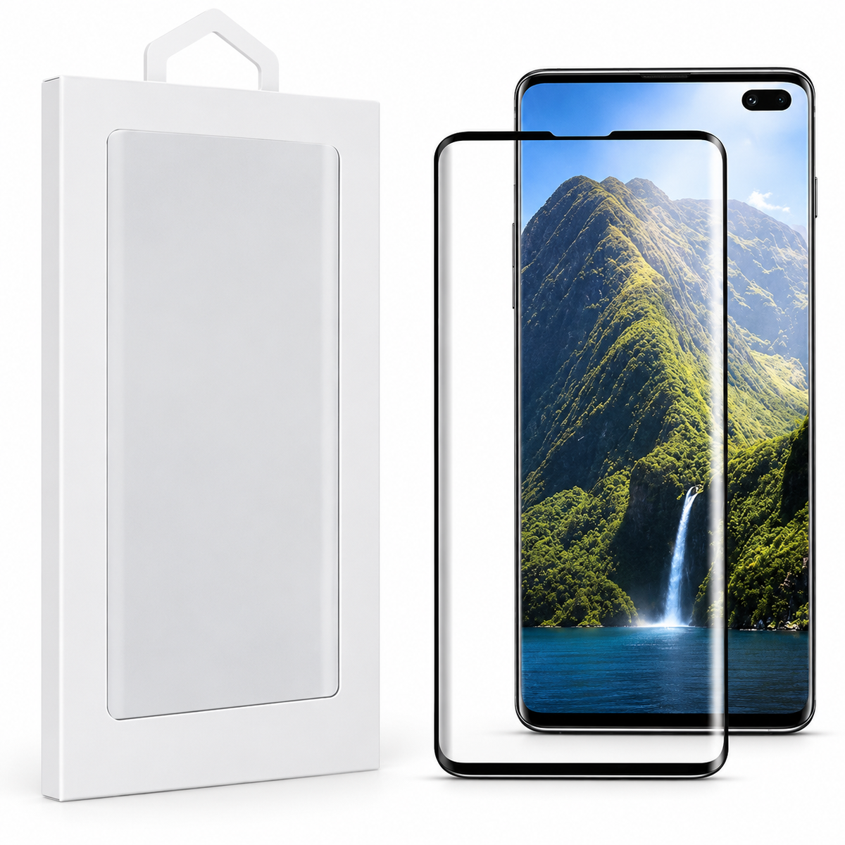 FP Unlock Tempered Glass for Samsung Galaxy S10 - Clear