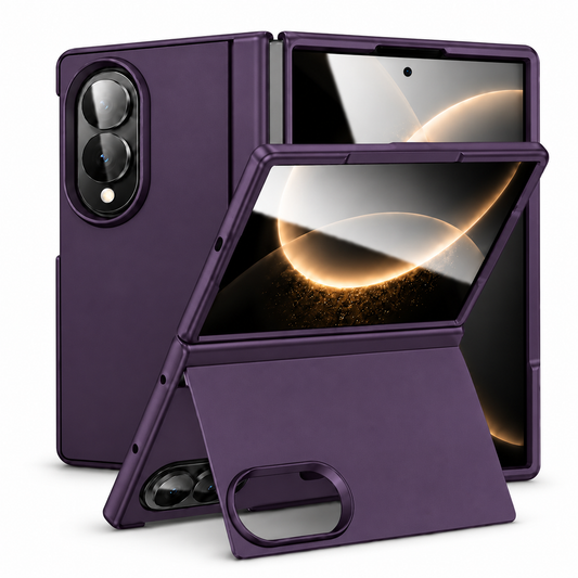 Bracket Stand Case for Samsung Galaxy Z Fold 8 - Deep Purple
