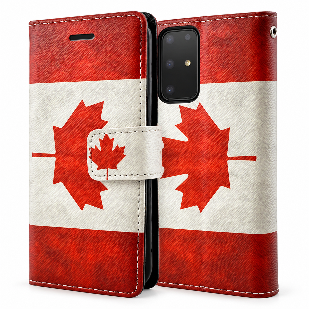 Printed Photo ID Wallet Case for Samsung Galaxy S20 Plus - Canada Flag