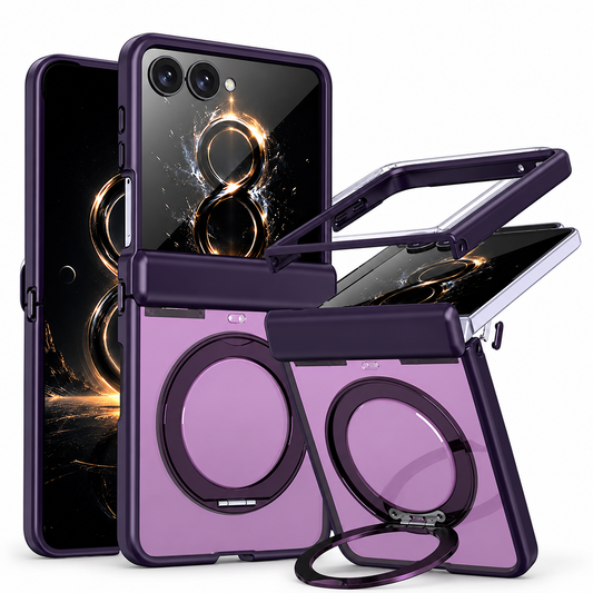 Ring Loop MagSafe Case for Samsung Galaxy Z Flip 8 - Purple