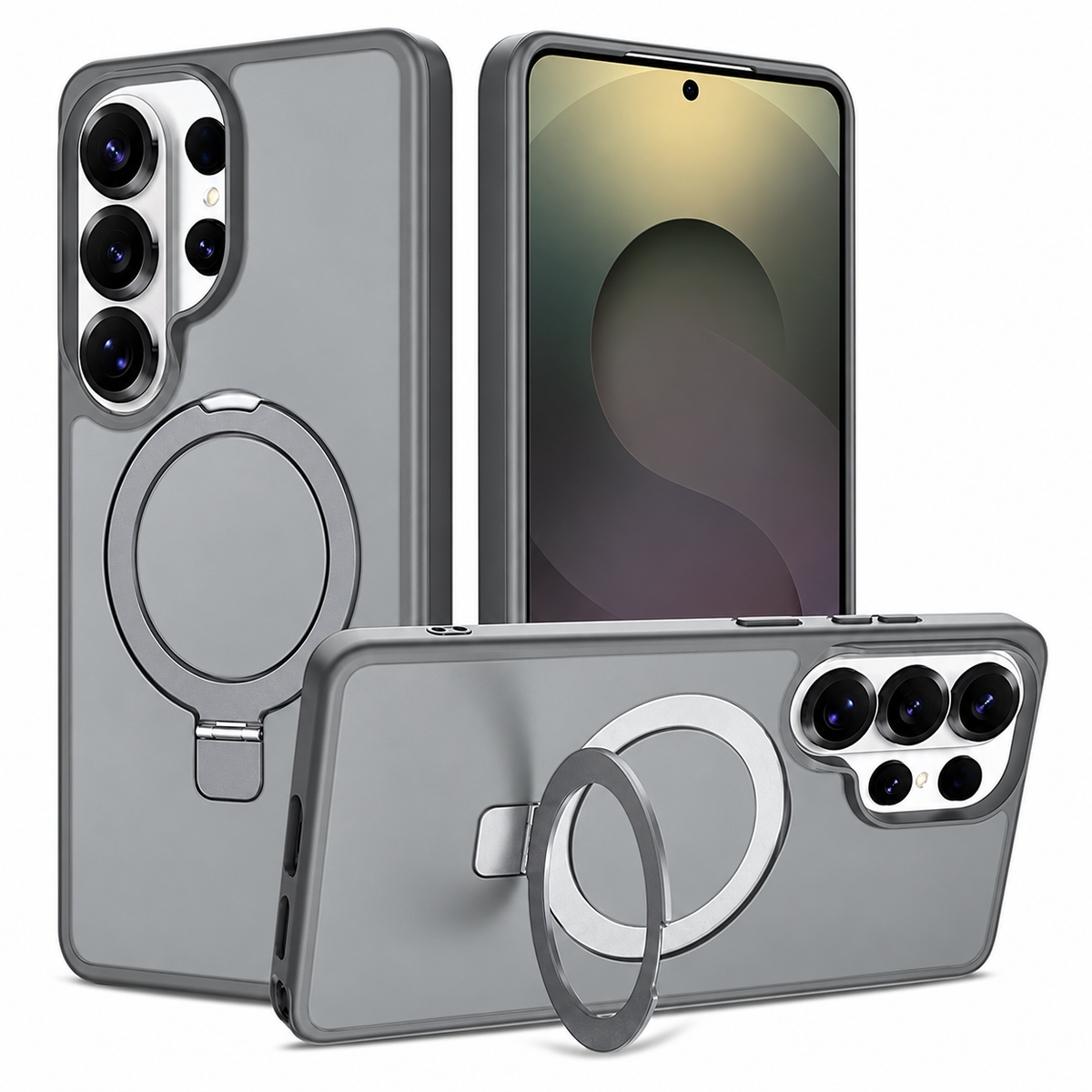 MagSafe Robust Stand Case for Samsung Galaxy S26 Ultra - Grey
