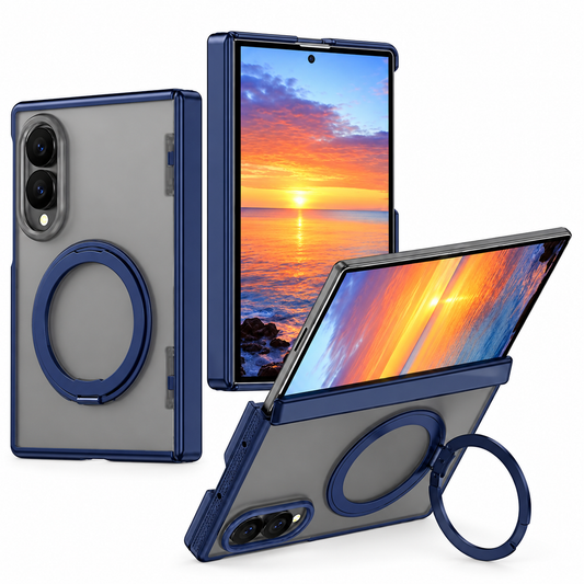 Ring Loop MagSafe Case for Samsung Galaxy Z Fold 8 - Navy