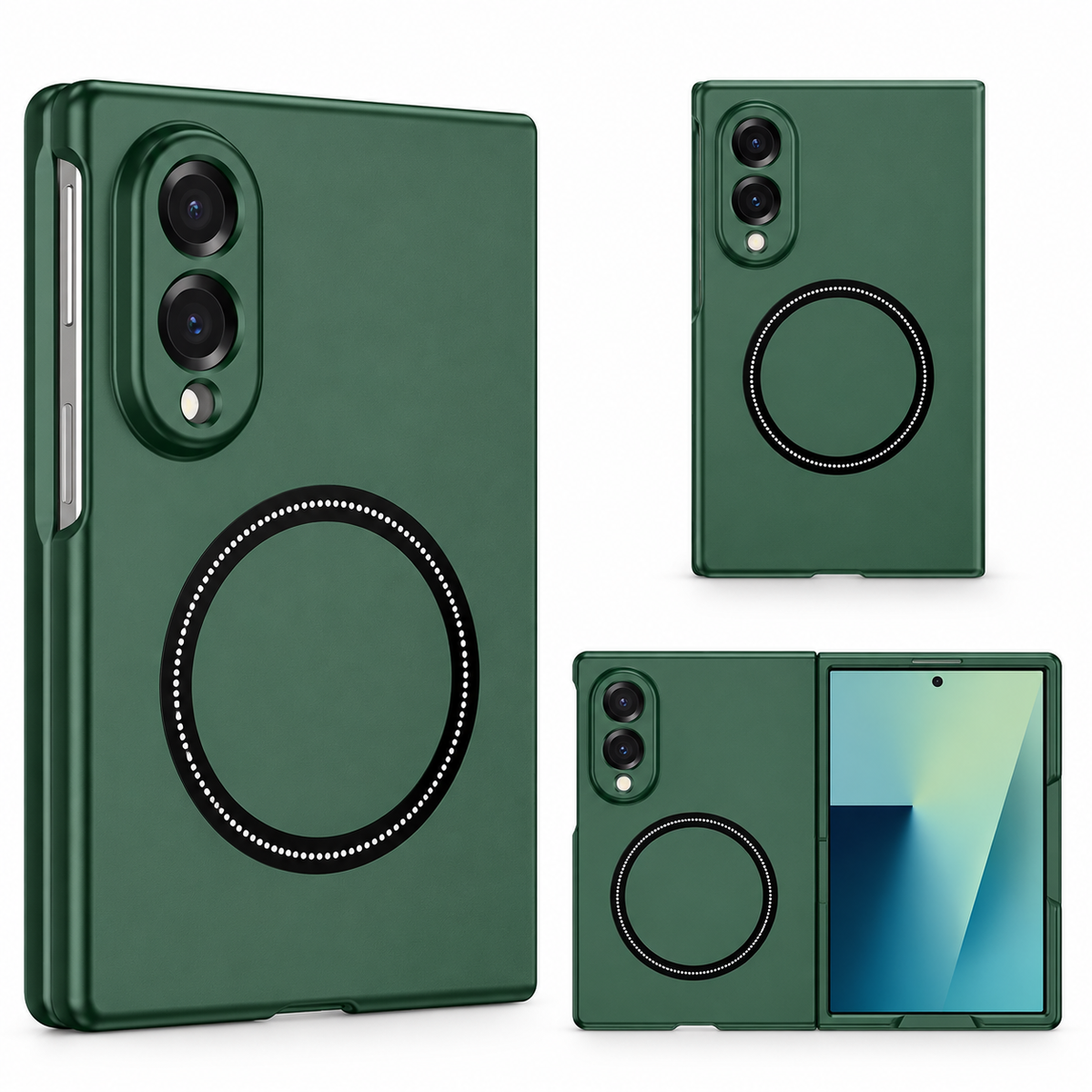 MagSafe Snap Matt Case Samsung Galaxy Z Fold 8 - Green