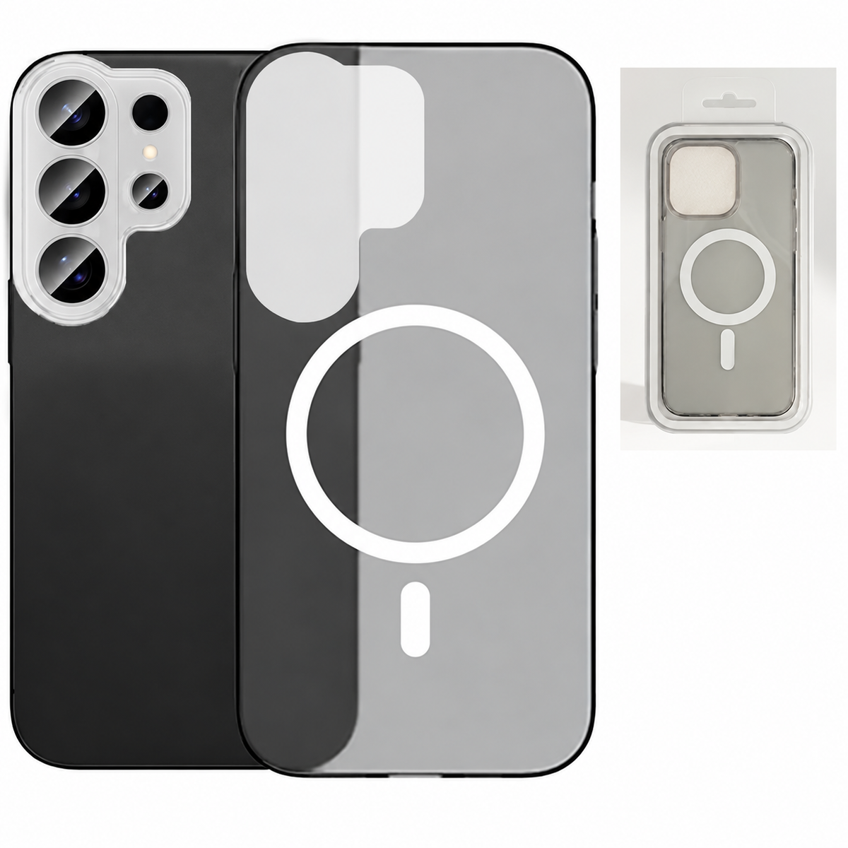 MagSafe Polar Frost Case for Samsung Galaxy S26 Ultra - Black