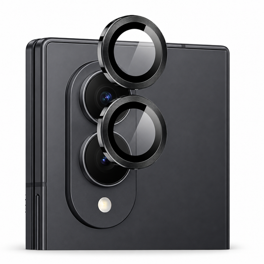 Metallic Camera Ring Protector for Samsung Galaxy Z Fold 8 - Black