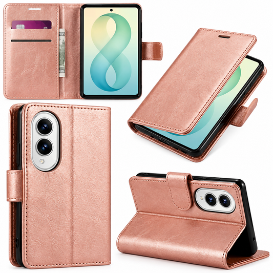 Photo ID Wallet for Samsung Galaxy Z Fold 8 - Rose Gold