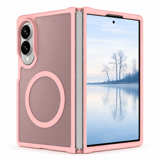 MagSafe Link Shield Case Samsung Galaxy Z Fold 8 - Rose Gold