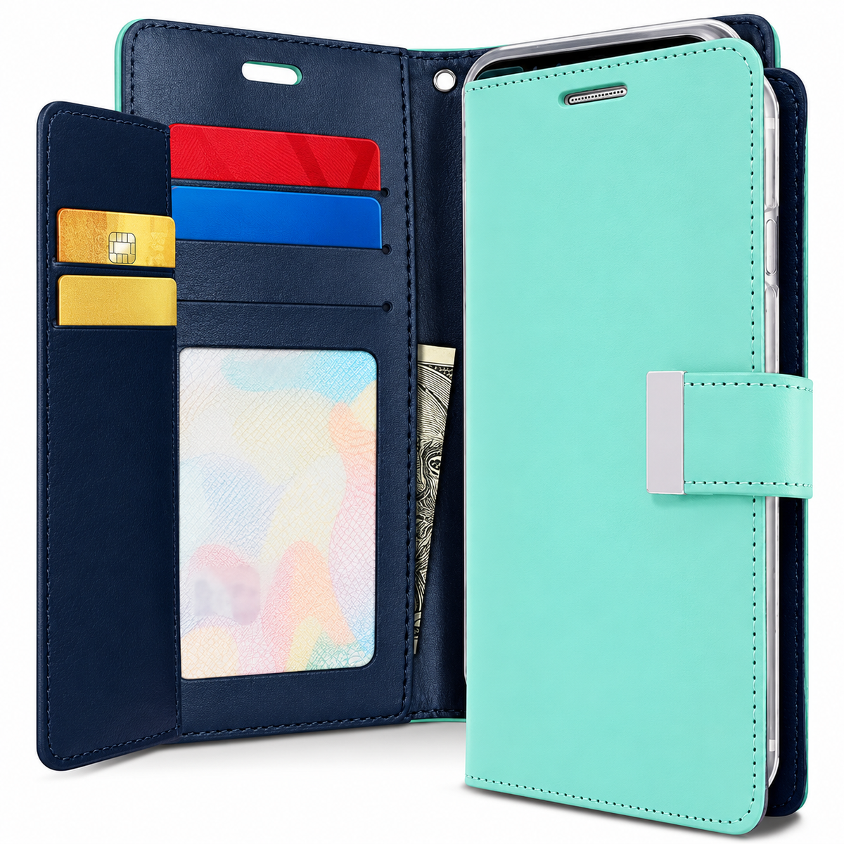 Rich Diary Mercury Case for Samsung Galaxy S20 Plus - Teal