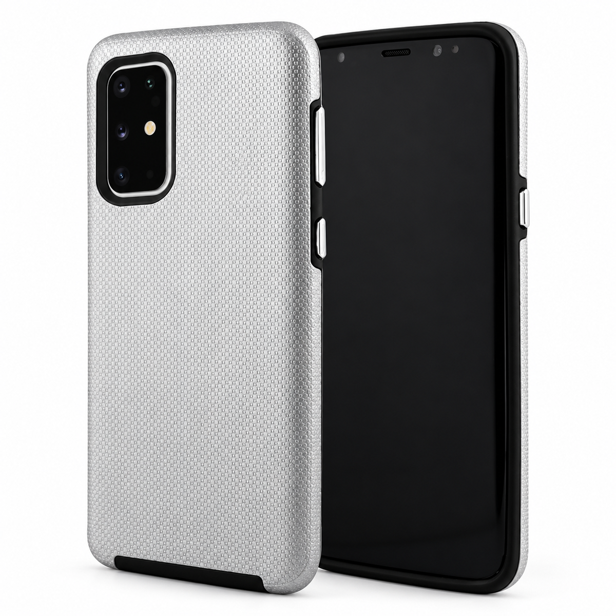 Dotted Comm Case for Samsung Galaxy S20 Plus - Silver
