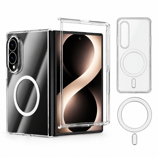 Transparent MagSafe Case for Samsung Galaxy Z Fold 8 - Clear