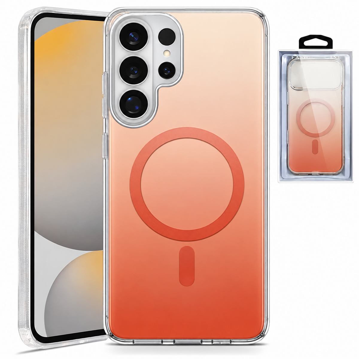 MagSafe Gradient Case for Samsung Galaxy S26 Ultra - Orange