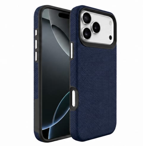 Triangle Protective Case for Apple iPhone 17 Pro Navy Shockproof Slim Cover