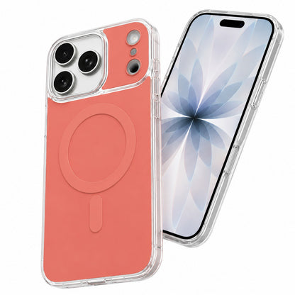 Pink Shockproof Mobile Phone Case for Apple iPhone 17 Pro Max MagSafe Cover