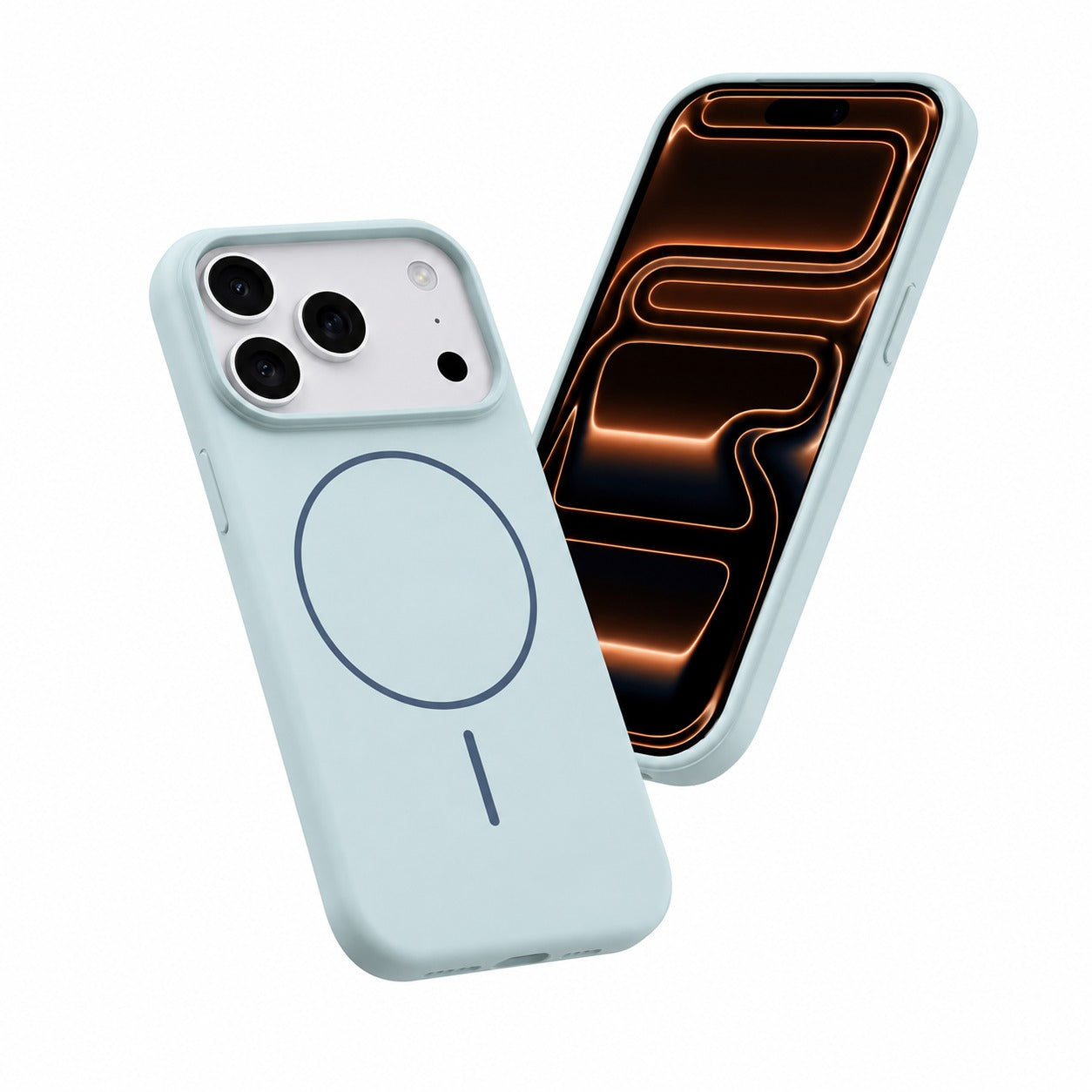 Apple iPhone 17 Pro Max Sky Blue Silicone Case | Protective Mobile Cover