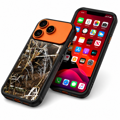 Premium Black Camouflage Protective Case for Apple iPhone 17 Pro Max with Anti-Drop Defender Design