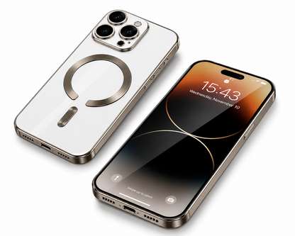 Luxury Magnetic Titanium Electro Matt Case for Apple iPhone 18 Pro