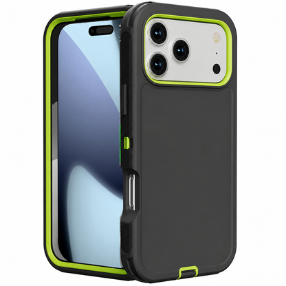 Apple iPhone 17 Pro Max Lime Triple Protection Case, Shockproof Phone Case, MagSafe Case, Protective Mobile Cover