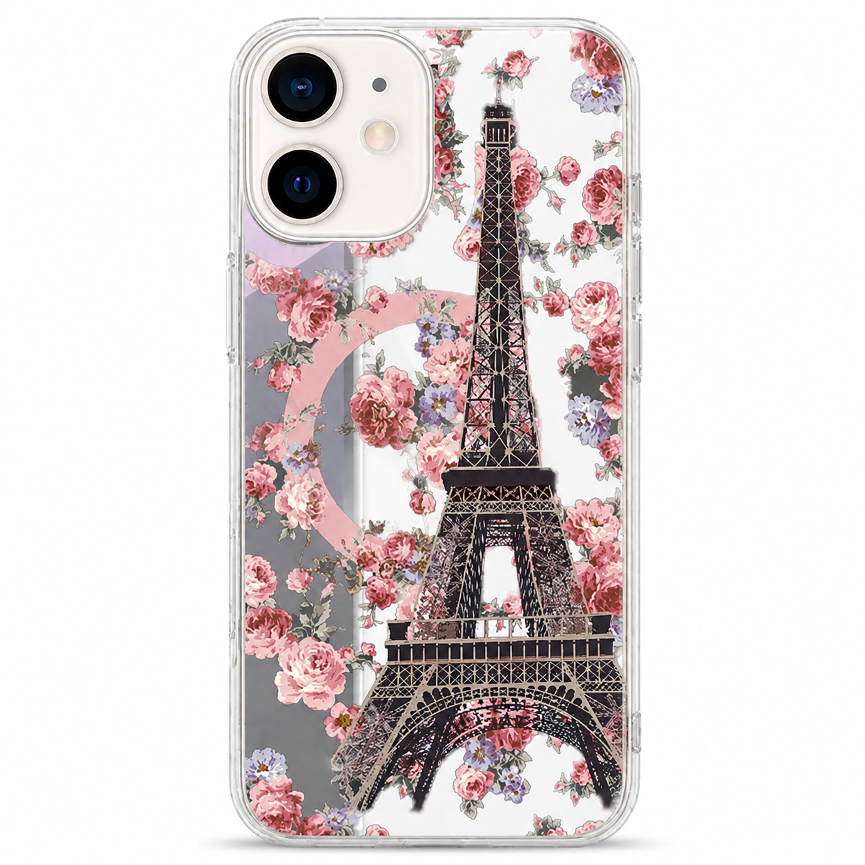 Paris floral MagSafe Echo design case for Apple iPhone 12 / 12 Pro