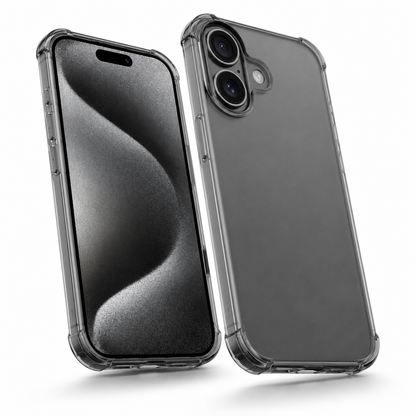 Shockproof soft edge iPhone 17 case with raised camera protection