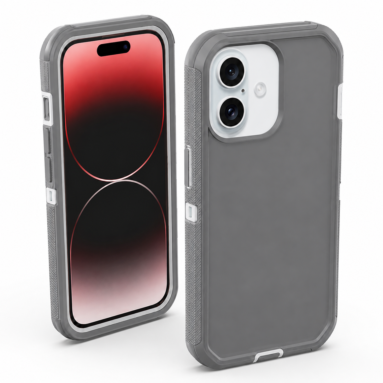 MagSafe-compatible grey protective case for Apple iPhone 17