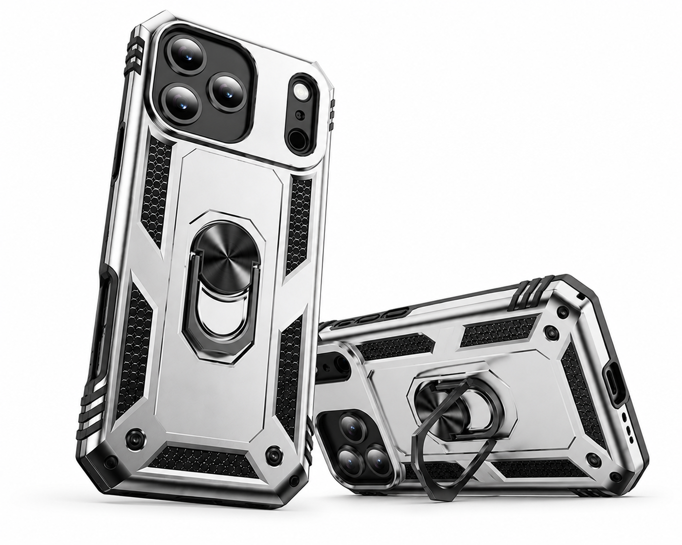 Slim Protective Smartphone Case for Apple iPhone 17 Pro Max in Grey with Drop Protection and Hybrid Construction
