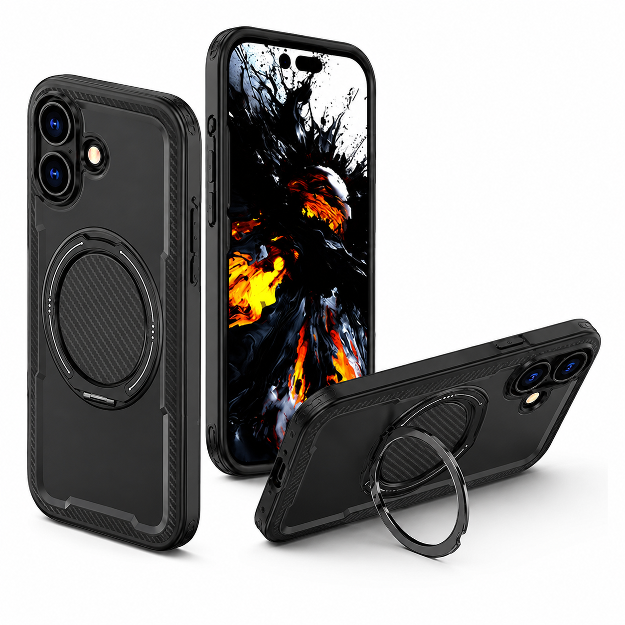 Apple iPhone 17 Protective Case Military Grade MagSafe Cover Black