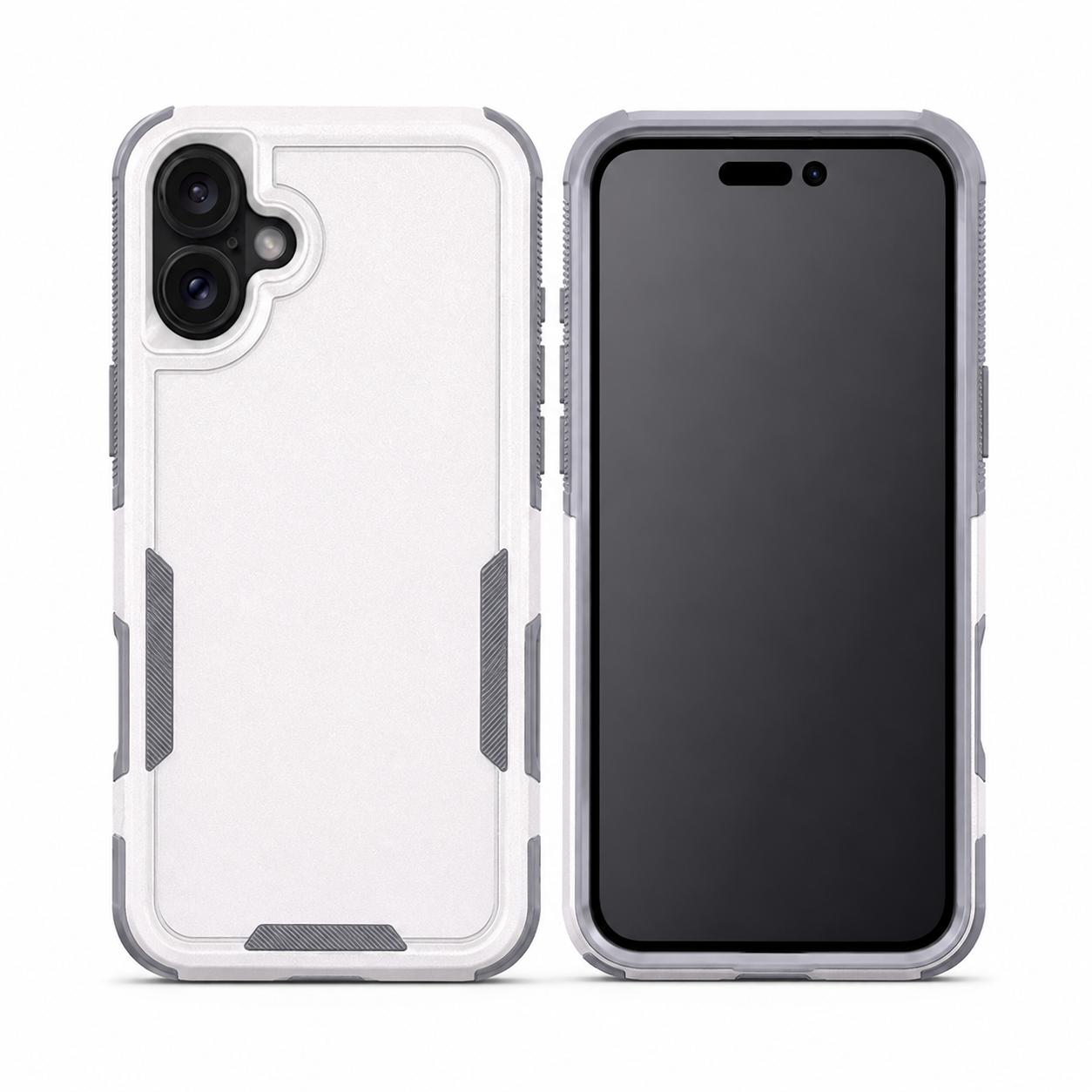 White Comm Lite protective case for Apple iPhone 17