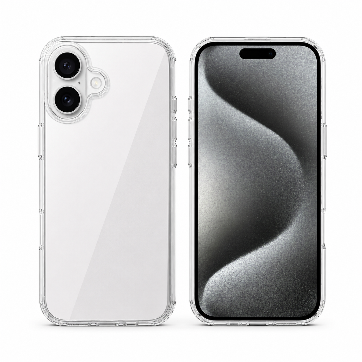 Crystal clear TPU protective case for Apple iPhone 17