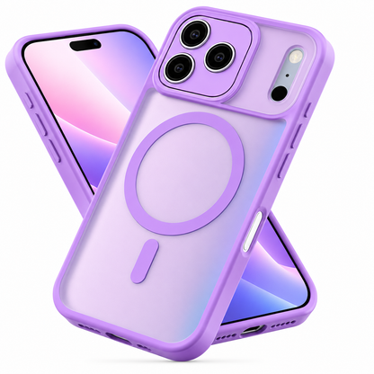 Apple iPhone 17 Pro Max Cover, Light Purple Magnetic Phone Case, Shockproof Mobile Cover