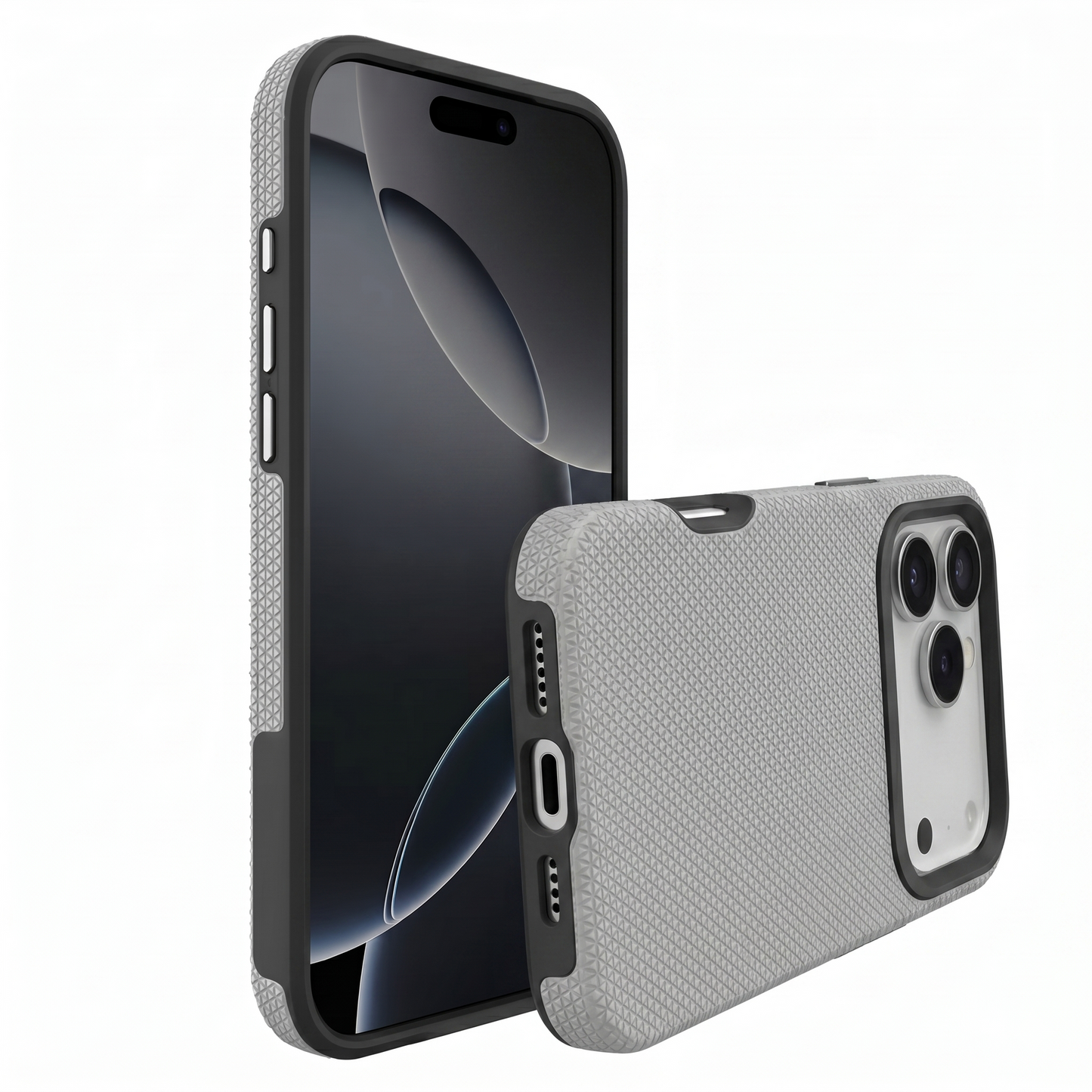 Premium Grey iPhone 17 Pro Protective Case Anti Scratch Impact Resistant Phone Cover