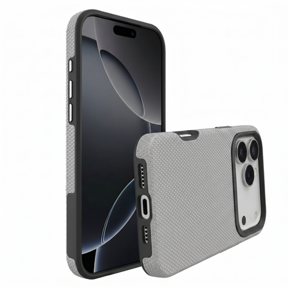 Apple iPhone 17 Pro Grey Phone Cover Military Grade Protective Mobile Case