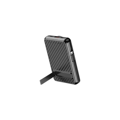 Techtron PA-25 MagSafe Power Bank shown in a compact stand-style design with magnetic wireless charging, built-in Type-C and Lightning cable support, real-time battery status display, 22.5W wired output, 15W wireless charging, and portable phone charger use for compatible iPhone, Samsung Galaxy, Google Pixel, Android phones, and everyday tech devices.

Find Techtron PA-25 10000mAh power bank at techtron.ca, amazon, walmart, bestbuy, costco, and shein.
