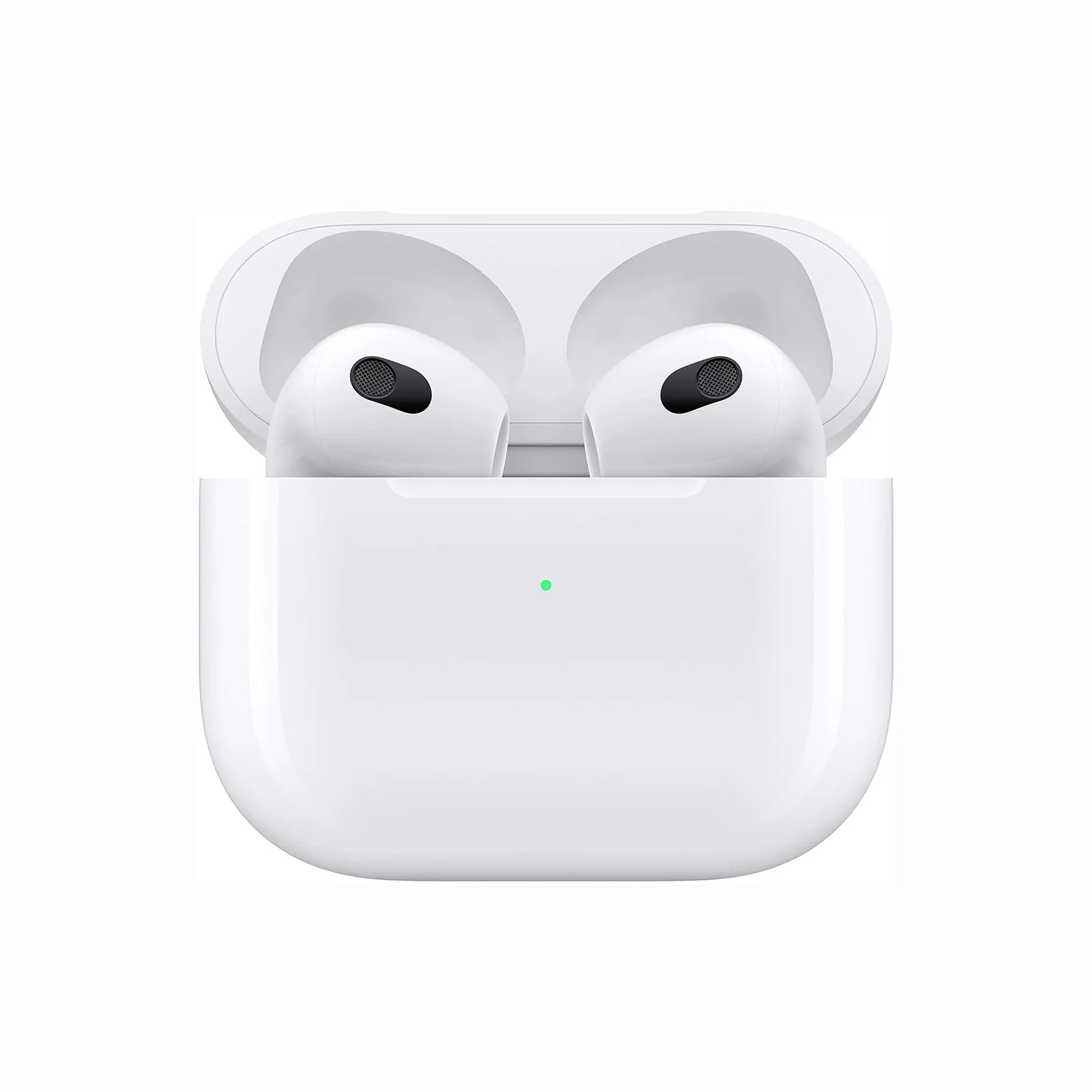 Apple AirPods 3rd Gen Wireless Earbuds shown with Lightning Charging Case, designed for Bluetooth audio, phone calls, voice use, videos, music, workouts, commuting, travel, and everyday portable sound.

Find Apple AirPods 3rd Generation at techtron.ca, amazon, walmart, bestbuy, costco, and staples.
