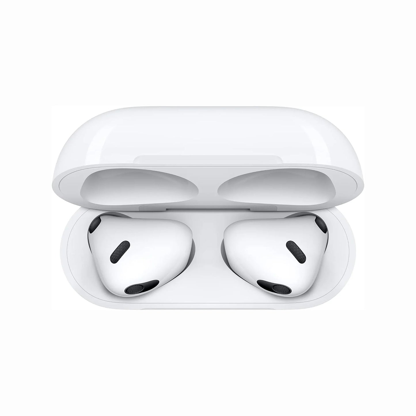 Apple AirPods 3rd Generation True Wireless Earbuds featuring Bluetooth connectivity, rechargeable design, built-in microphone, water resistance, in-ear fit, and portable charging case support for daily music, calls, videos, and travel.

Find Apple AirPods 3rd Generation at techtron.ca, amazon, walmart, bestbuy, costco, and staples.