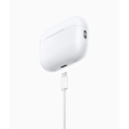 Apple AirPods Pro 2nd Generation True Wireless Earbuds featuring Bluetooth wireless connectivity, Adaptive Noise Cancellation, in-ear design, built-in microphone, Siri support, touch controls, and wireless charging case for everyday Apple audio use.

Find Apple AirPods Pro 2nd Gen at techtron.ca, amazon, walmart, bestbuy, costco, and staples.