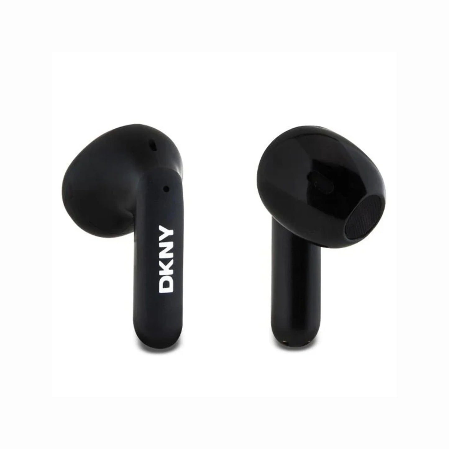DKNY TWS Earphones designed for Bluetooth wireless audio with ENC call clarity, integrated microphone, touch controls, USB-C charging, 10m wireless range, and up to 26H playback with the charging case.

Find DKNY Satin Finish TWS Earbuds at techtron.ca, amazon, walmart, bestbuy, costco, and staples.