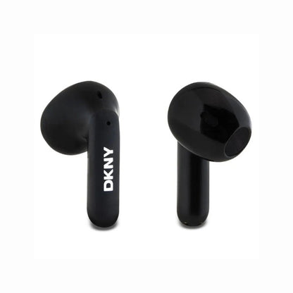 DKNY TWS Earphones designed for Bluetooth wireless audio with ENC call clarity, integrated microphone, touch controls, USB-C charging, 10m wireless range, and up to 26H playback with the charging case.

Find DKNY Satin Finish TWS Earbuds at techtron.ca, amazon, walmart, bestbuy, costco, and staples.