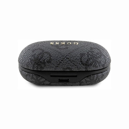 GUESS TWS ENC 4G True Wireless Earbuds featuring USB-C charging, Bluetooth 5.3 connection, IPX5 water resistance, touch controls, 10m wireless range, and up to 30 hours music playtime with the charging case.

Find GUESS TWS ENC 4G Wireless Earbuds at techtron.ca, amazon, walmart, bestbuy, costco, and staples.